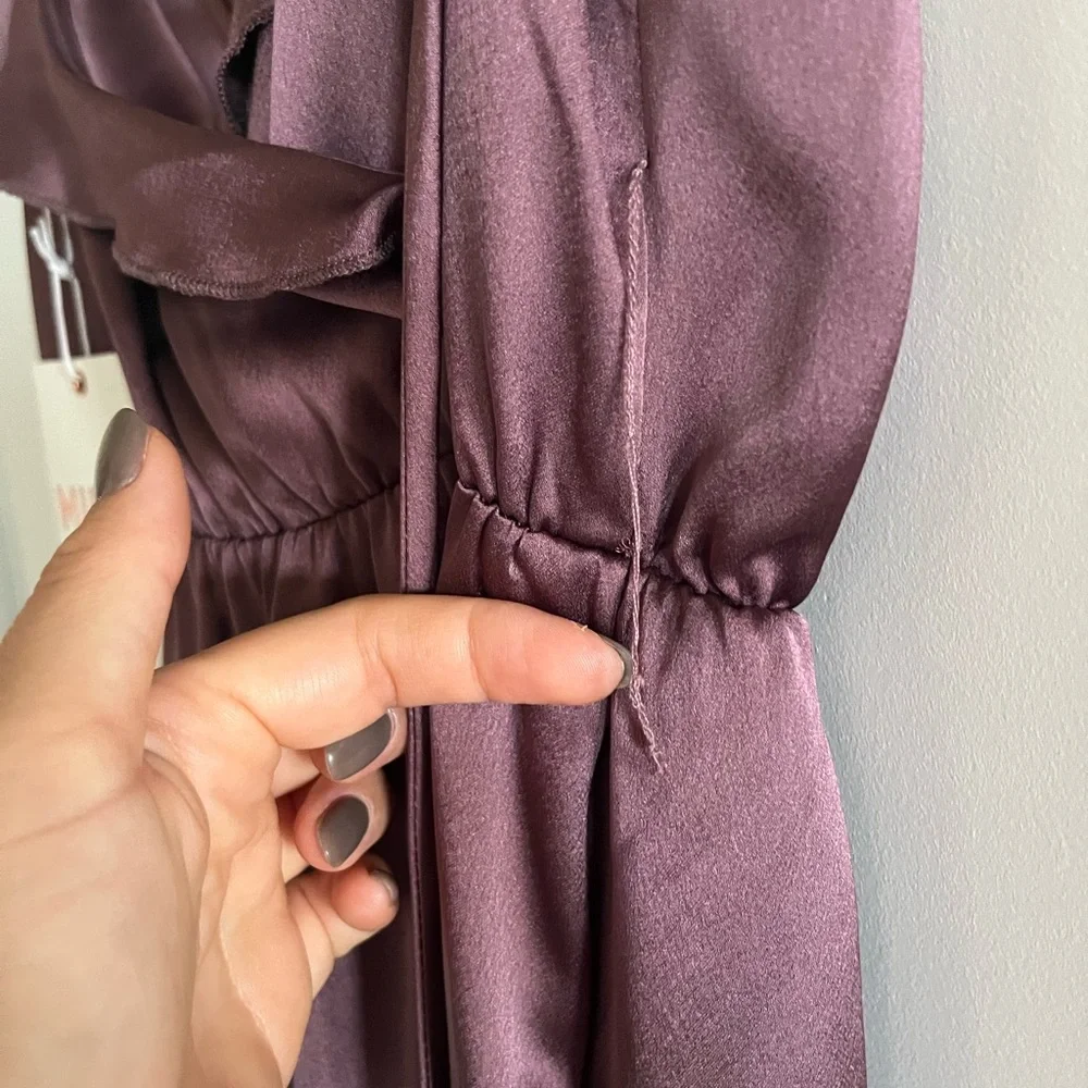 Show Me Your MuMu Lavender Midi Dress - Picture 7 of 7